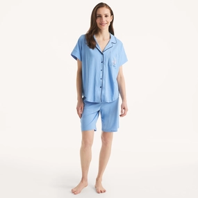 Non Restrictive Fit Nautica Womens Bermuda Short Pajama Set