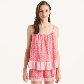 Two Way Stretch Nautica Womens Printed Pajama Short Set