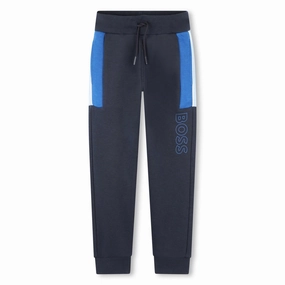 Navy Jogging Pants Sporty Comfort Wear Classy Fit