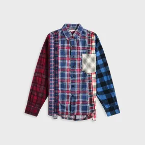 Animal Print Needles Flannel Shirt 7 Cuts Shirt - Assorted