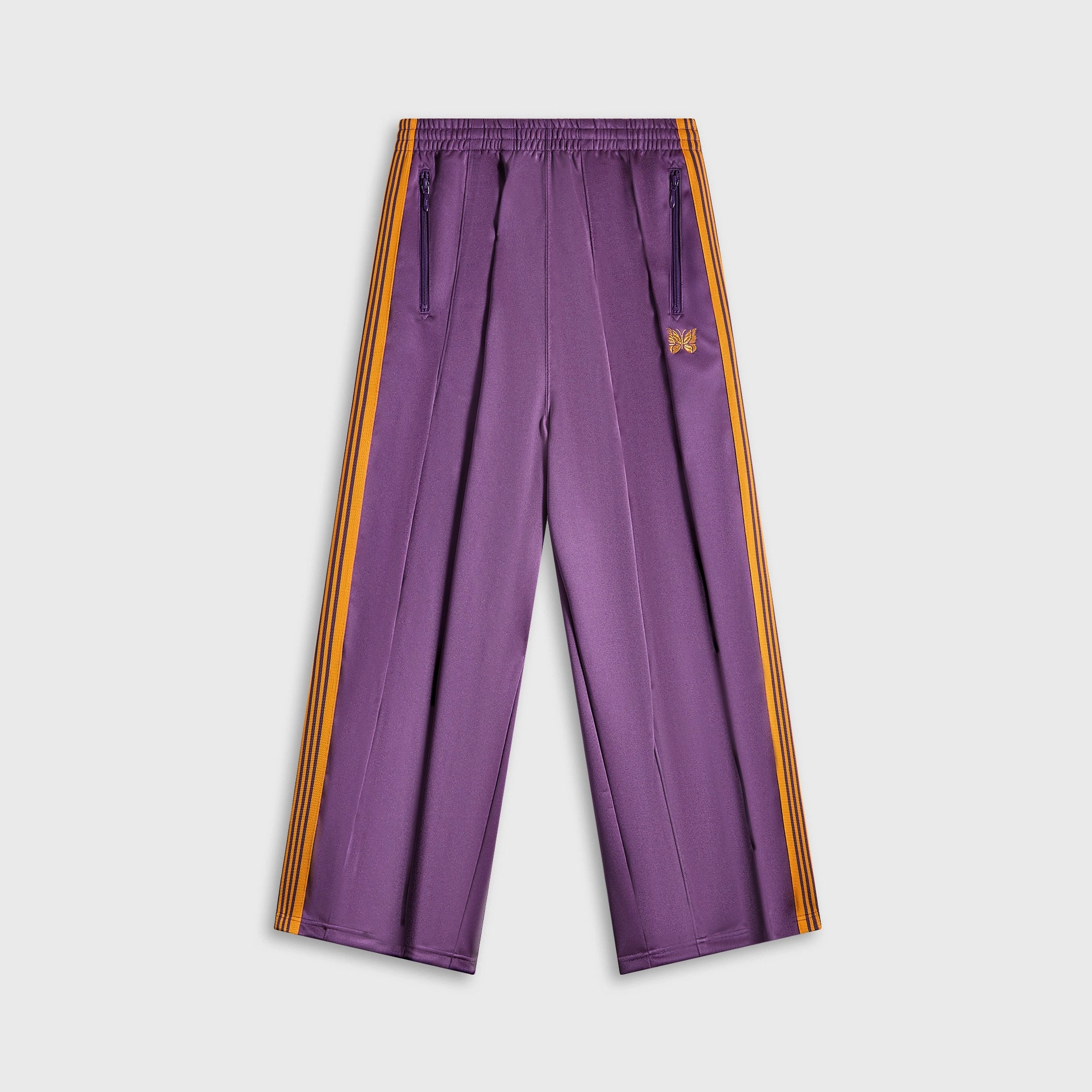 Needles H.D. Track Pant Poly Smooth - Purple Comfort-First Wrinkle-Resistant
