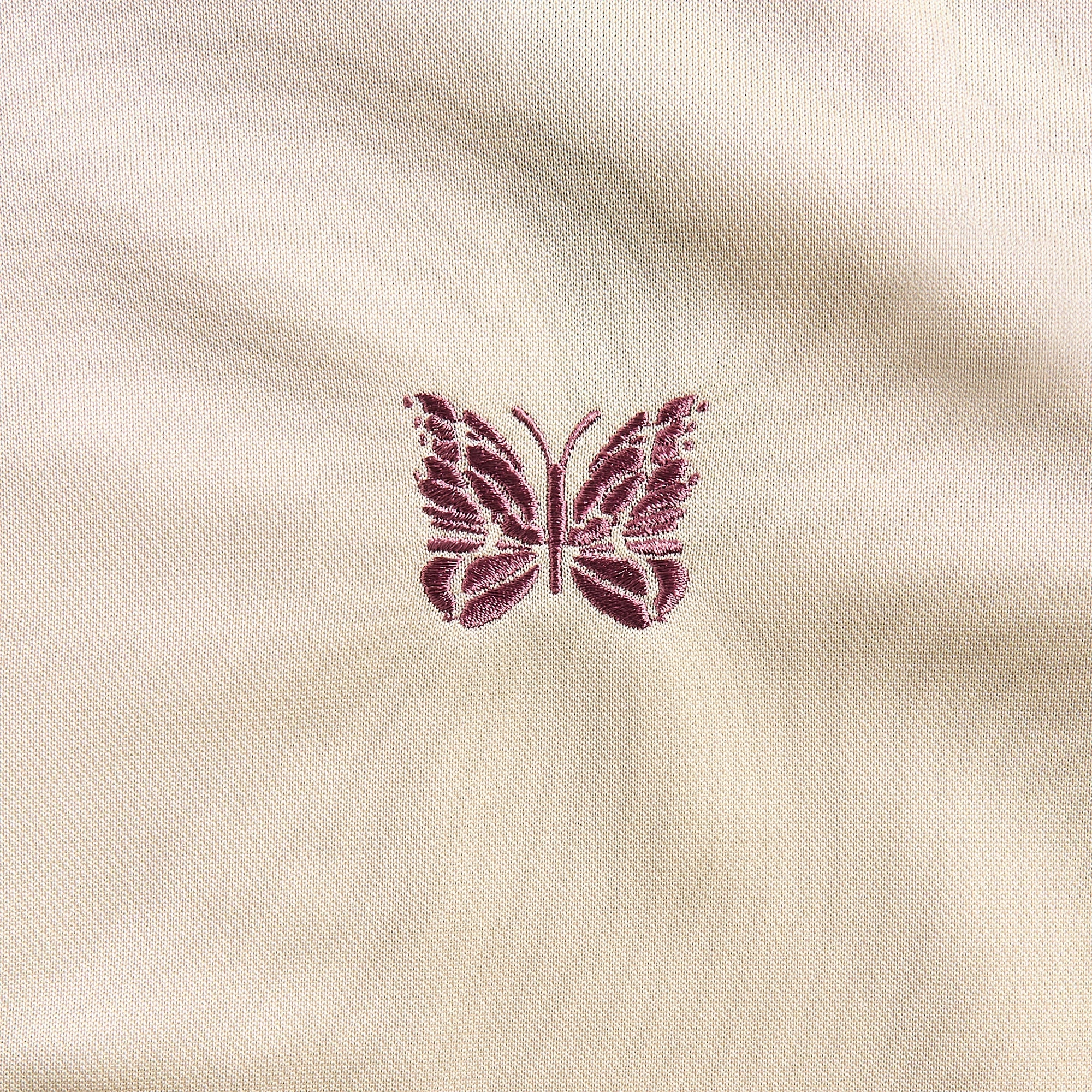 Needles Track Jacket Poly Smooth - Ivory Teflon coating Fleece Inside