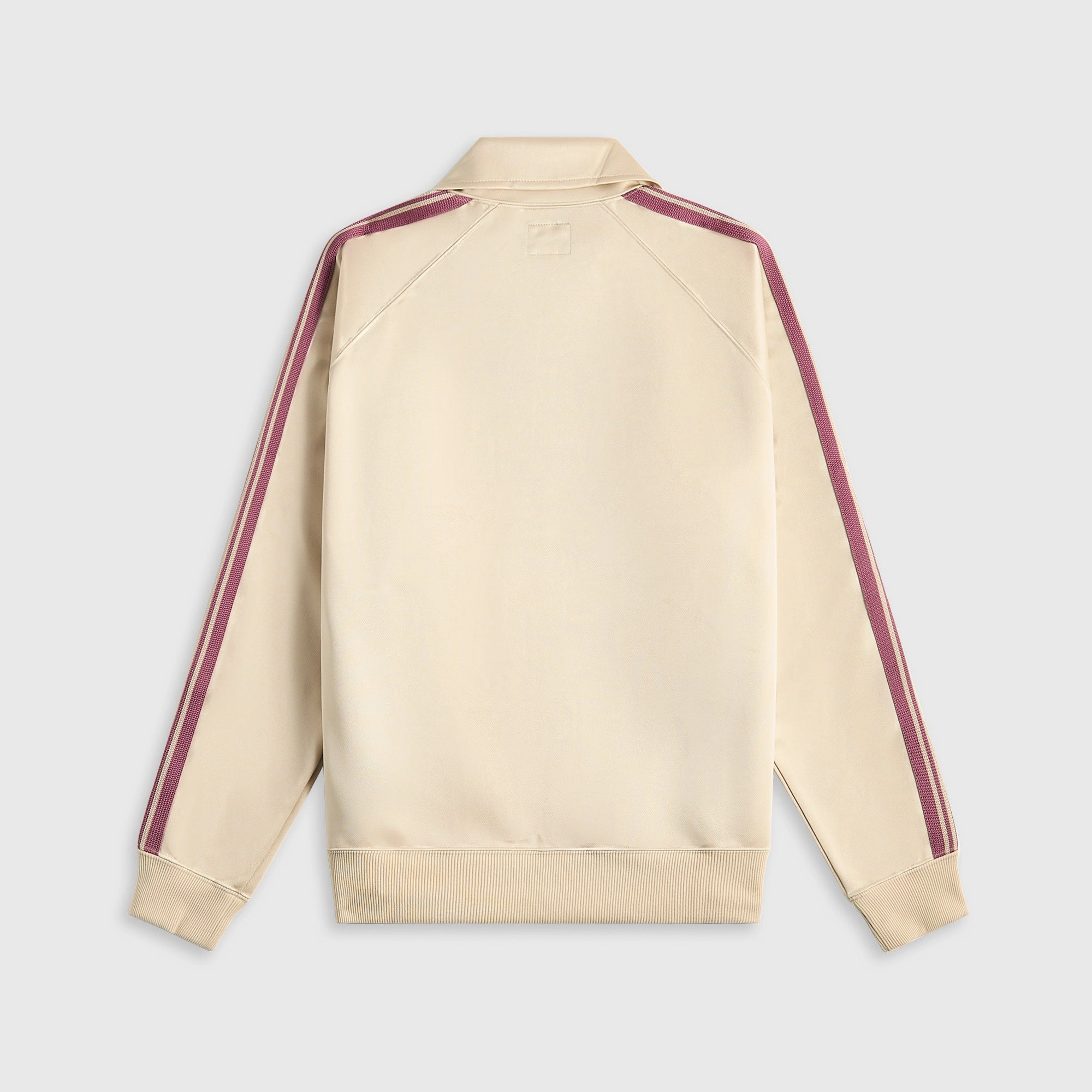 Needles Track Jacket Poly Smooth - Ivory Mesh Lining Magnetic Closure Options