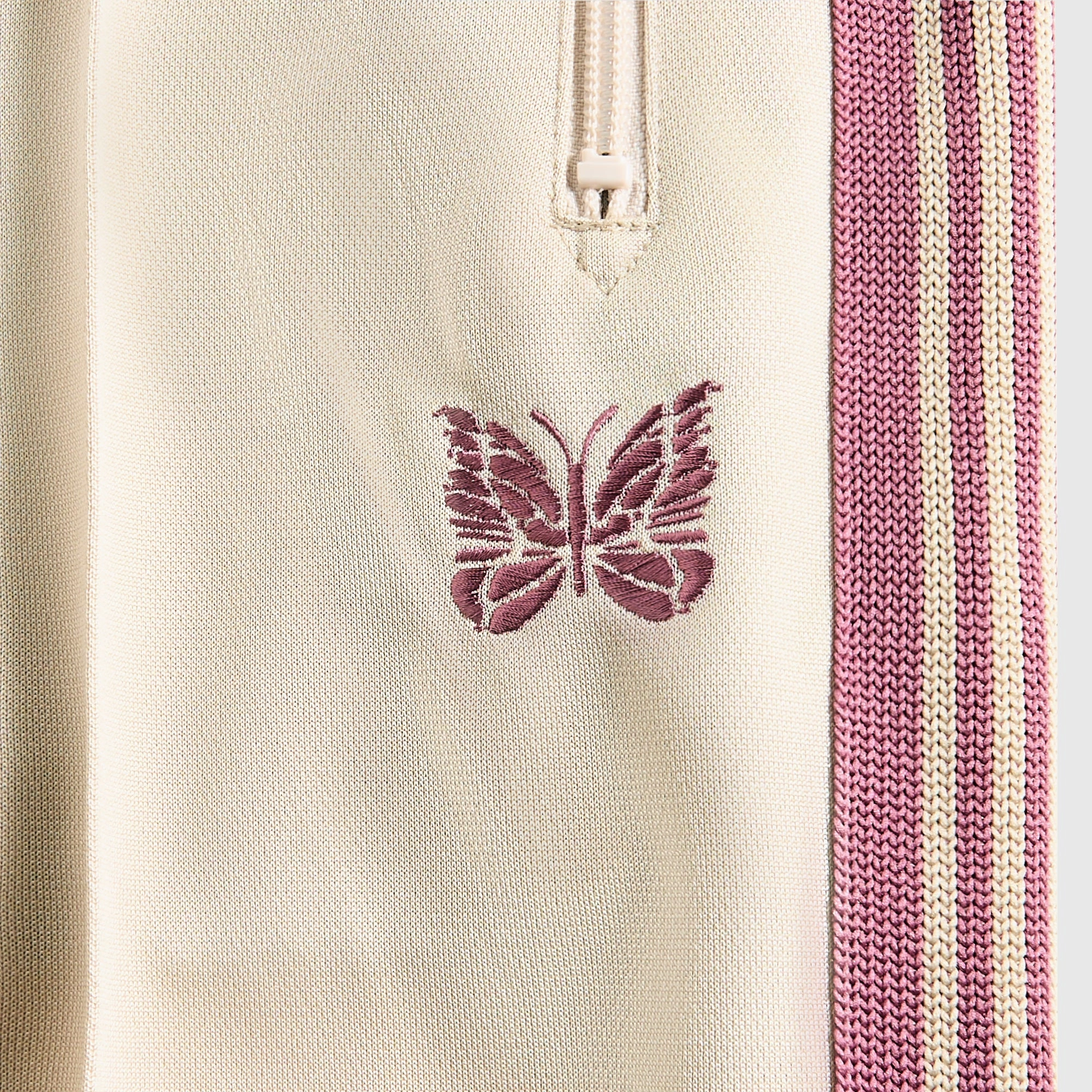 Needles Track Pant Poly Smooth - Ivory WrinkleFreeFabric Training Comfort