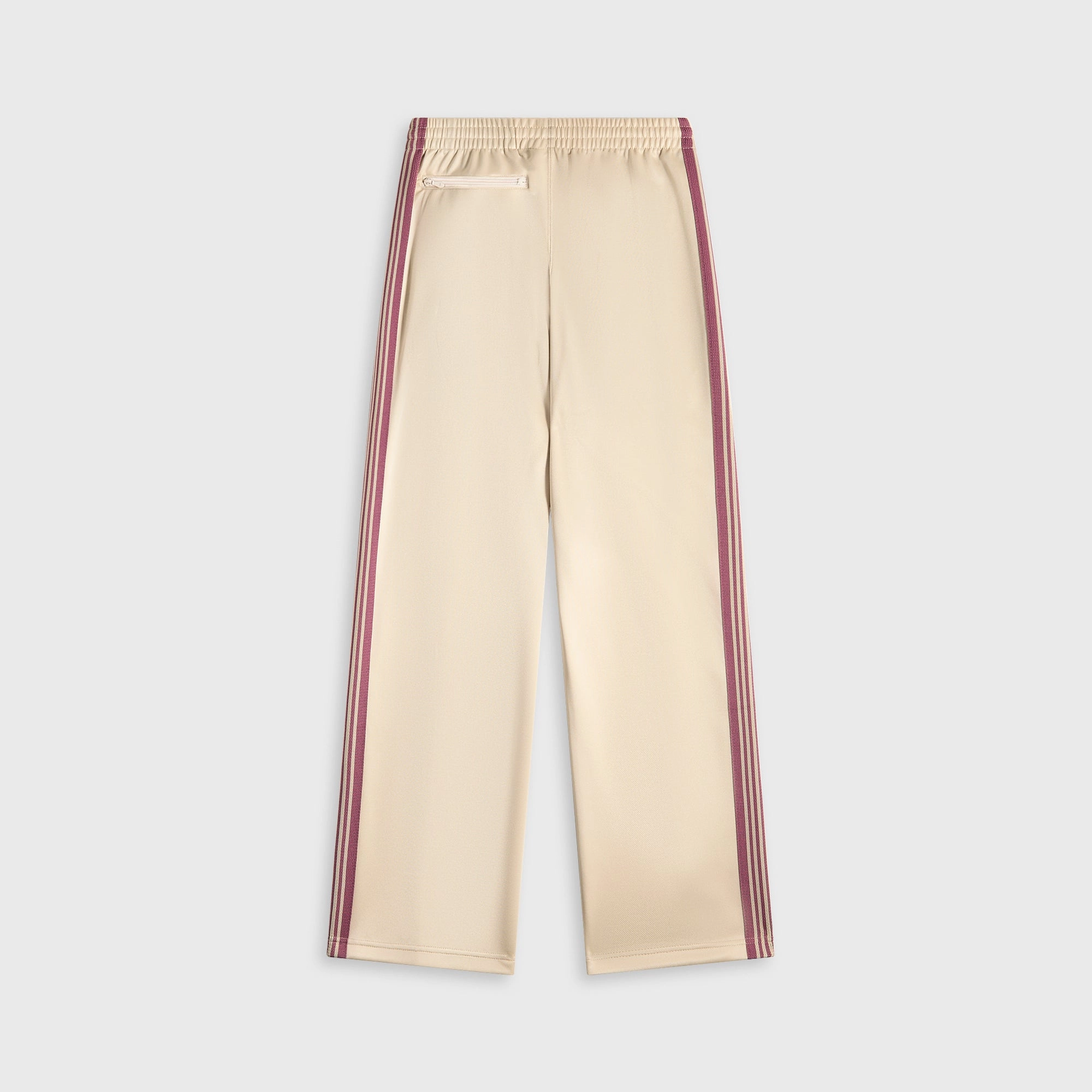 Needles Track Pant Poly Smooth - Ivory Flexible Material