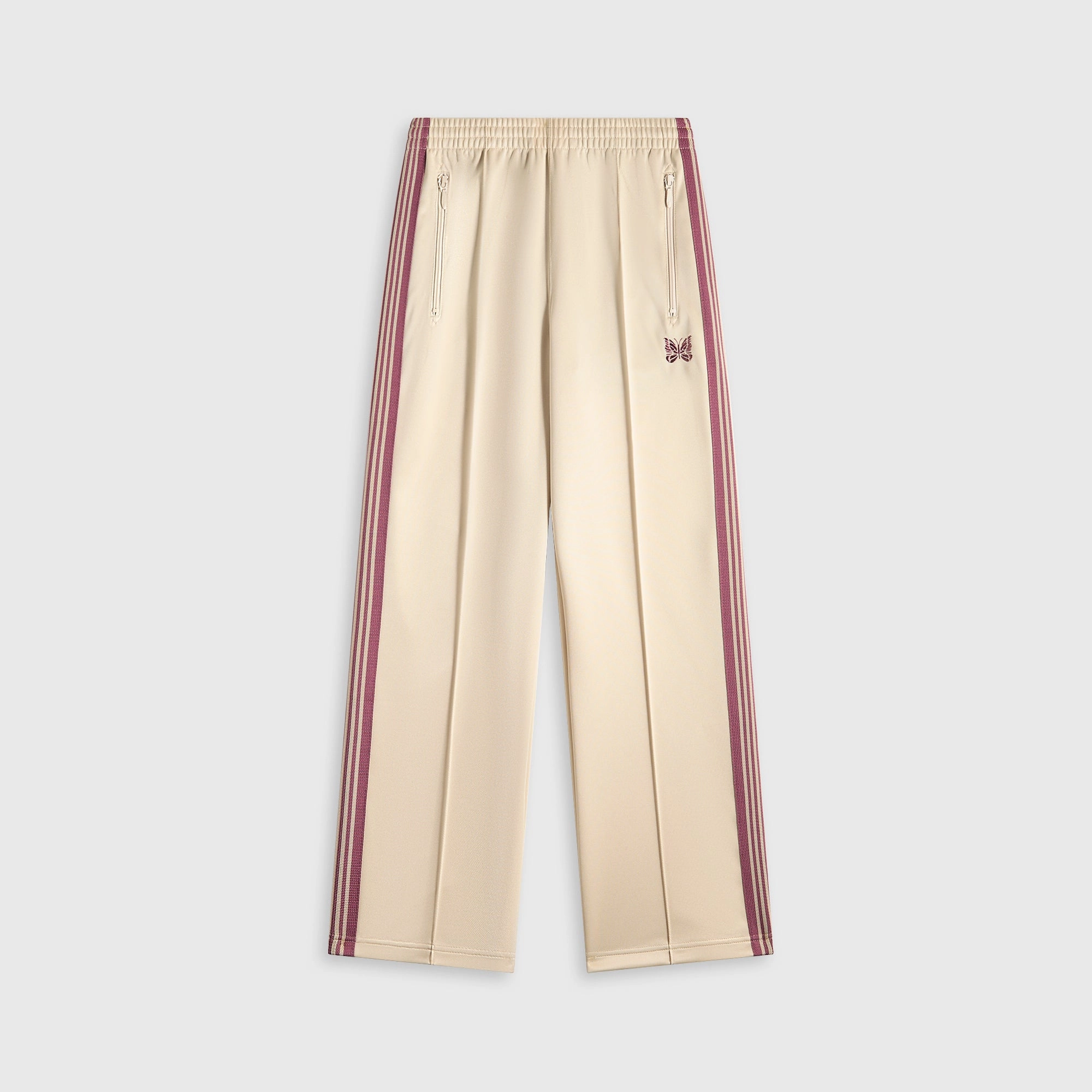 Anti Snag Threading Needles Track Pant Poly Smooth - Ivory