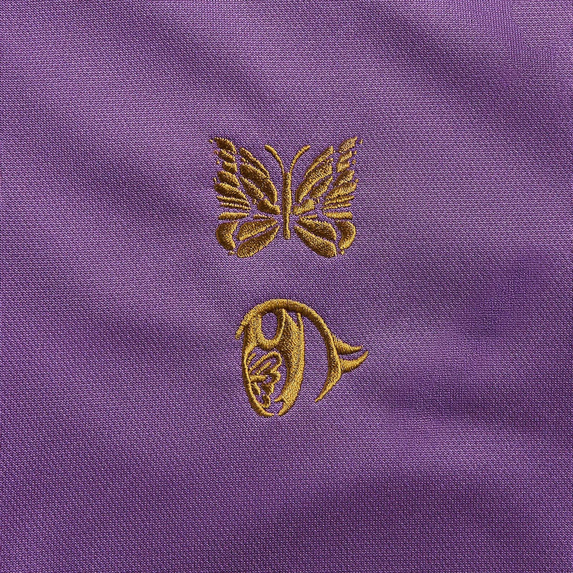 Needles x Kae Tanaka Poly Smooth Track Jacket - Purple Flexible Side Gussets Soft Fleece Interior