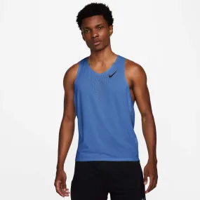 Nike | Men's AeroSwift Dri-FIT ADV Running Singlet - Comet Blue/Black young users