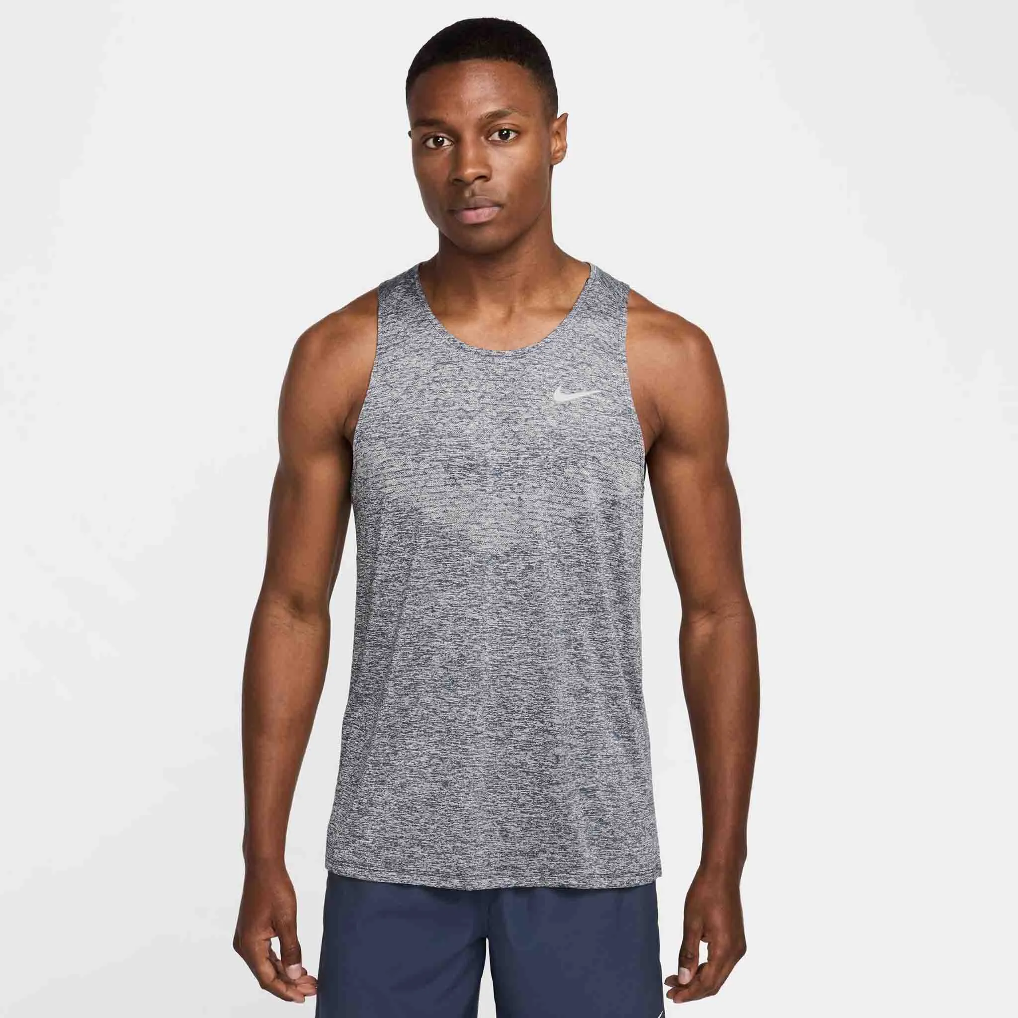 low - pressure environment Nike | Men's Stride Dri-FIT ADV Running Tank Top - Thunder Blue