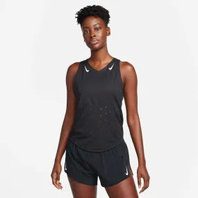 Moisture Management System Nike | Women's AeroSwift Dri-FIT ADV Running Singlet - Black/White