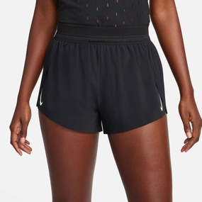 scarf venue Nike | Women's AeroSwift Dri-FIT ADV Mid-Rise Brief-Lined 3" Running Shorts - Black