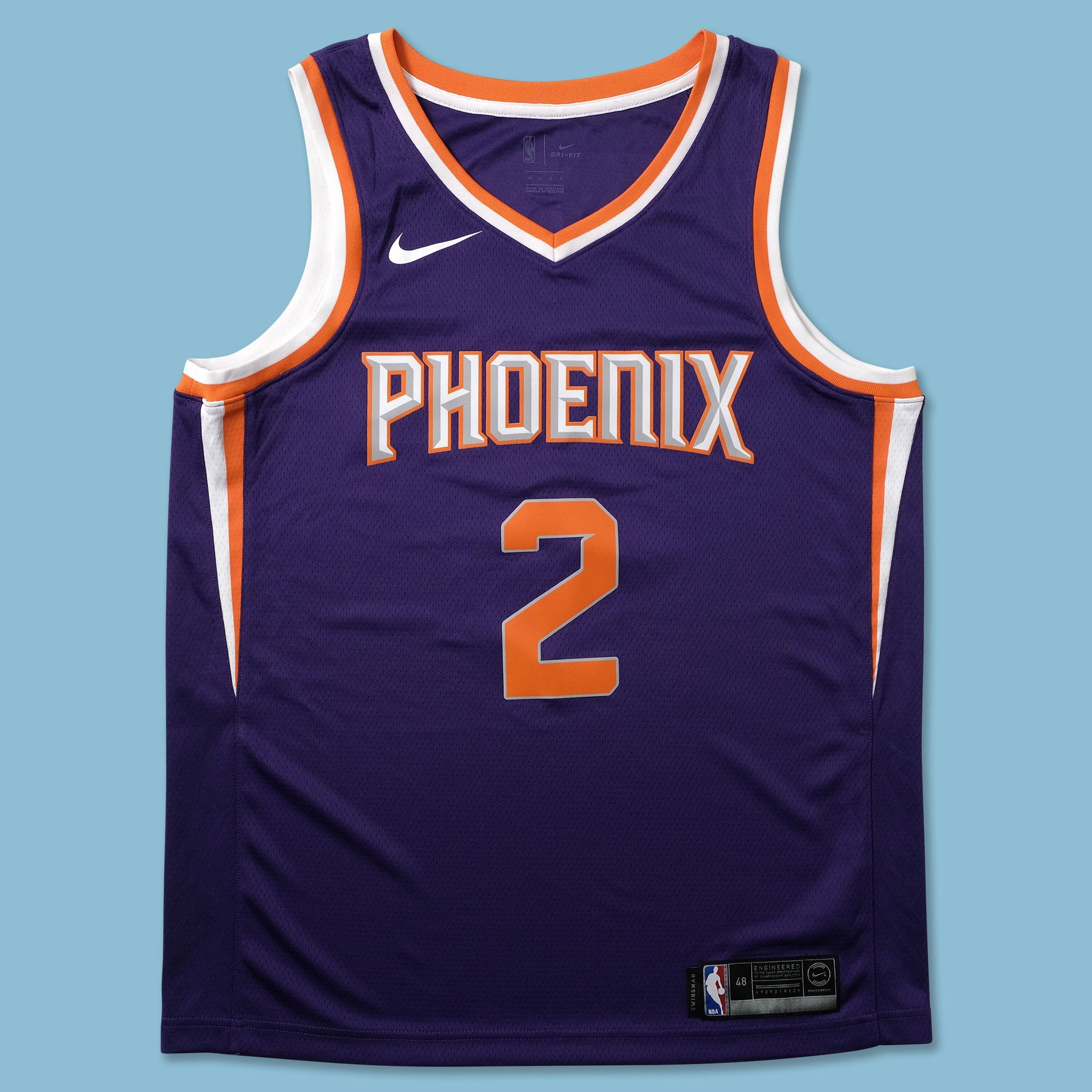 Nike Phoenix Suns Jersey Large Ultimate Performance Friction Free Hemline Design