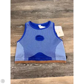 Athletic Bra By Fabletics In Blue, Size: Xl Sweat Absorbing Lining