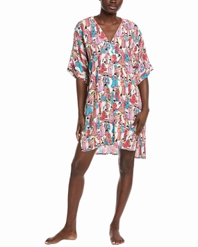 Wrinkle resistant fabric N Natori Promenade Challis Nightgown