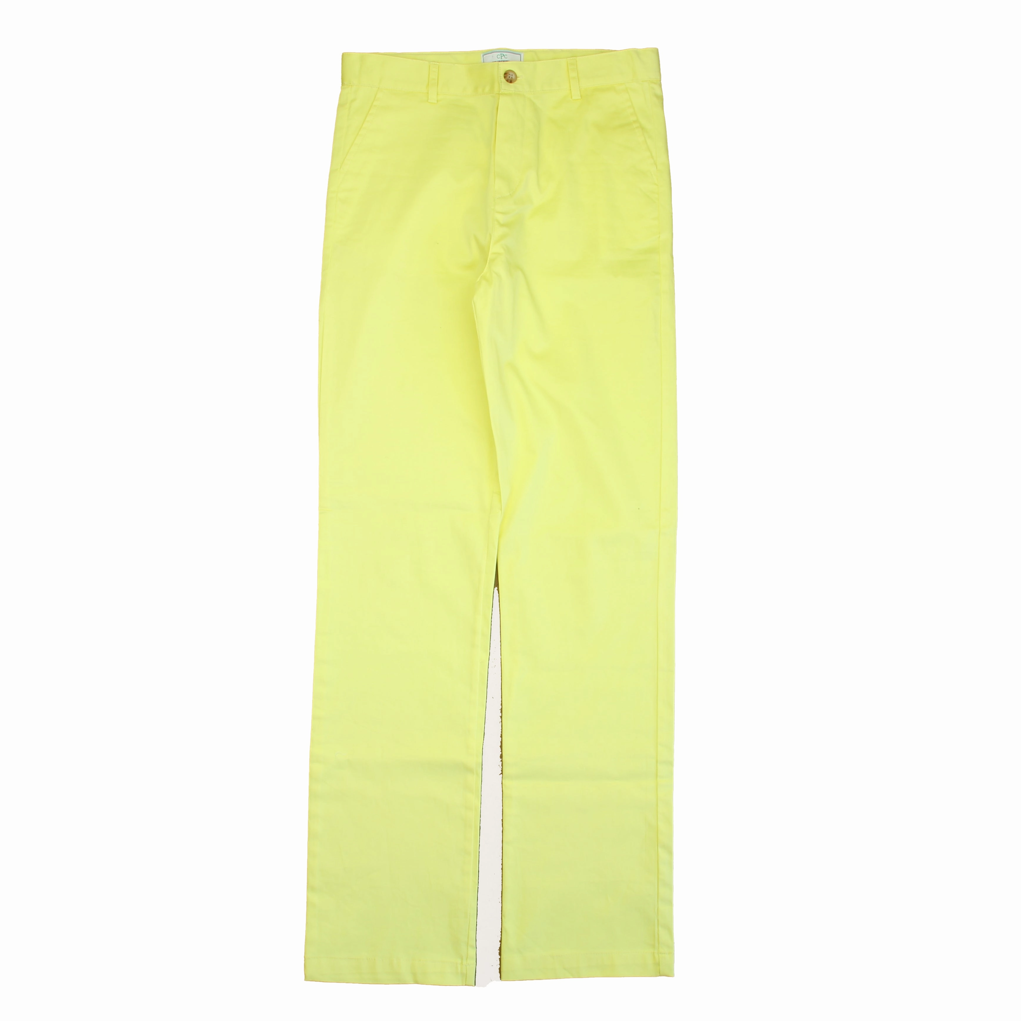 hypoallergenic material SeamlessPockets Classic Prep Boys Yellow Pants