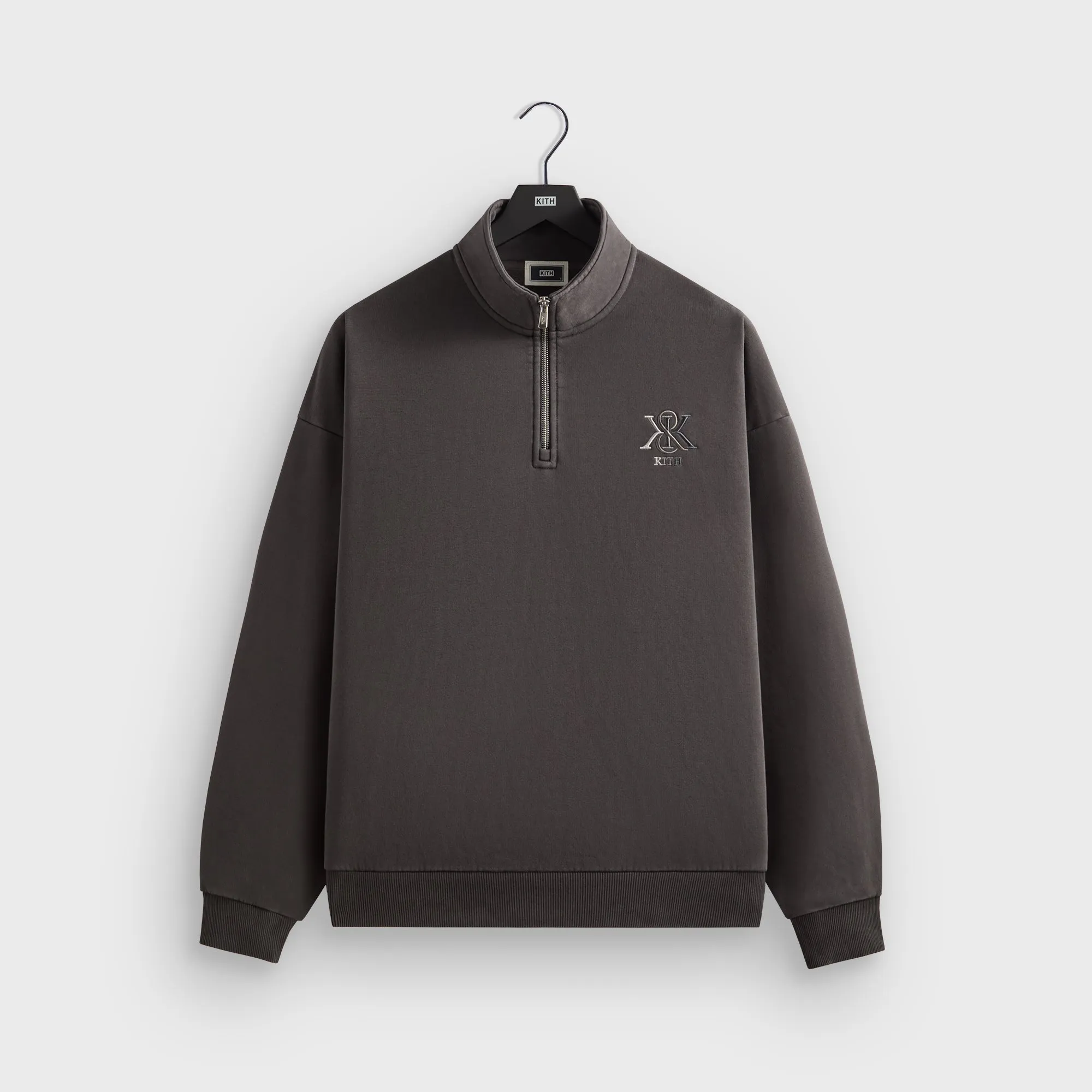 Wind Protection Kith Nelson Quarter Zip - Carbon