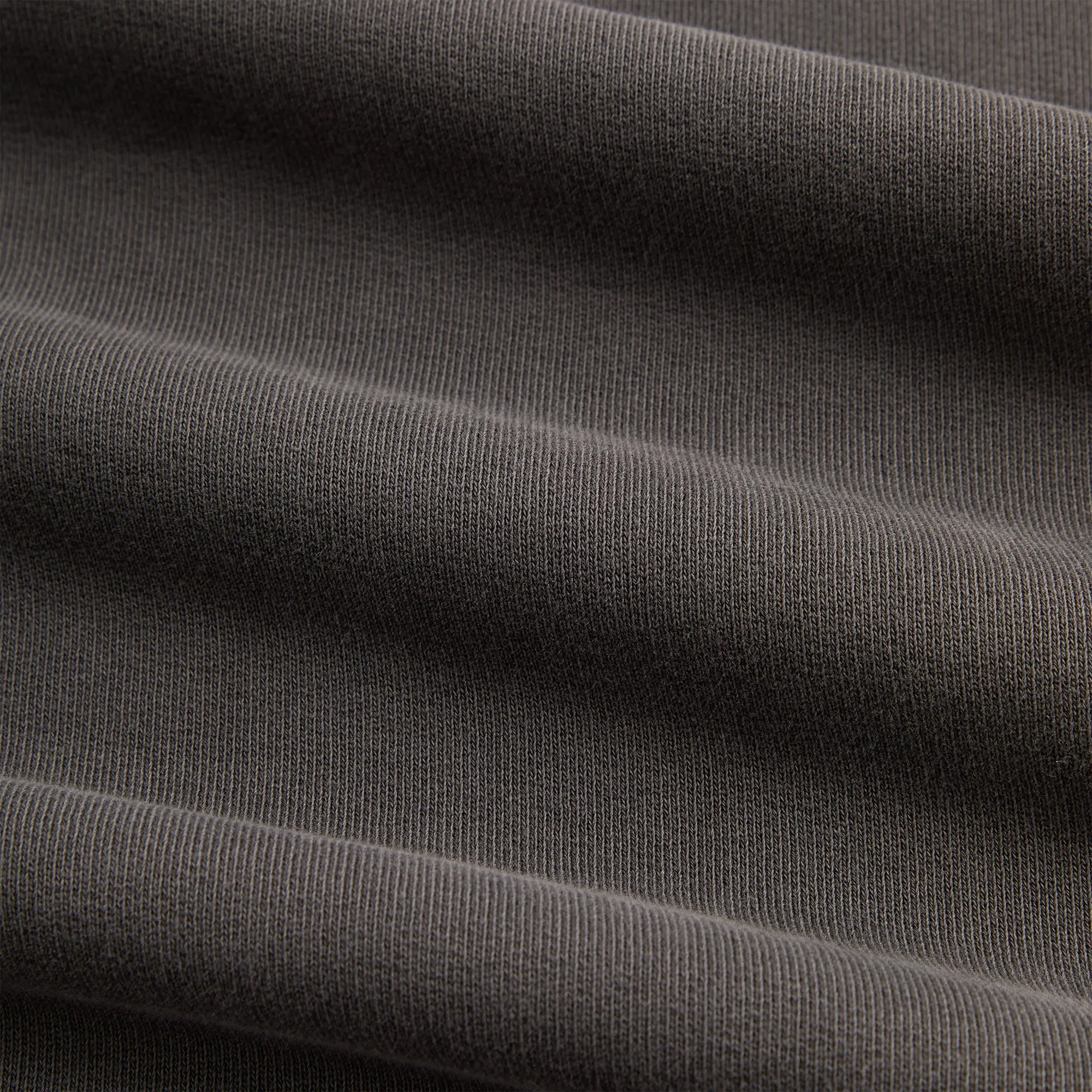 Modern Aesthetic Double Layered Kith Nelson Quarter Zip - Carbon