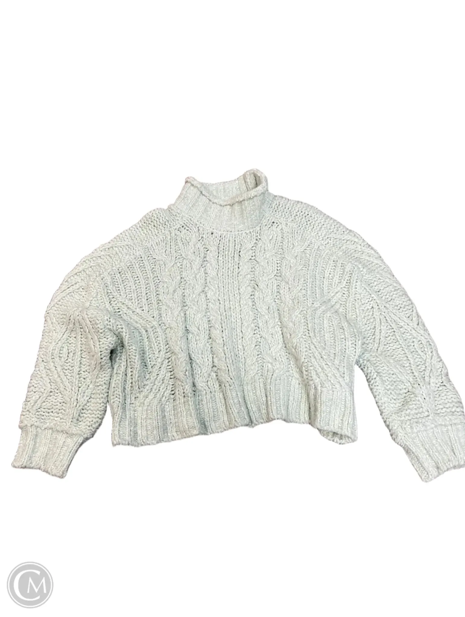 TearResistantWeave Casual Button-Down Sweater By Anthropologie In Green, Size: Xl