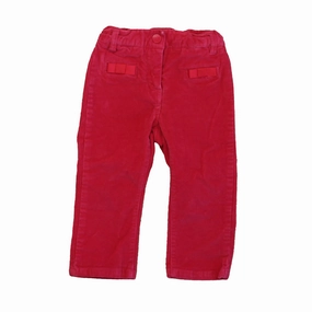Jacadi Girls Pink Corduroy Pants All weather