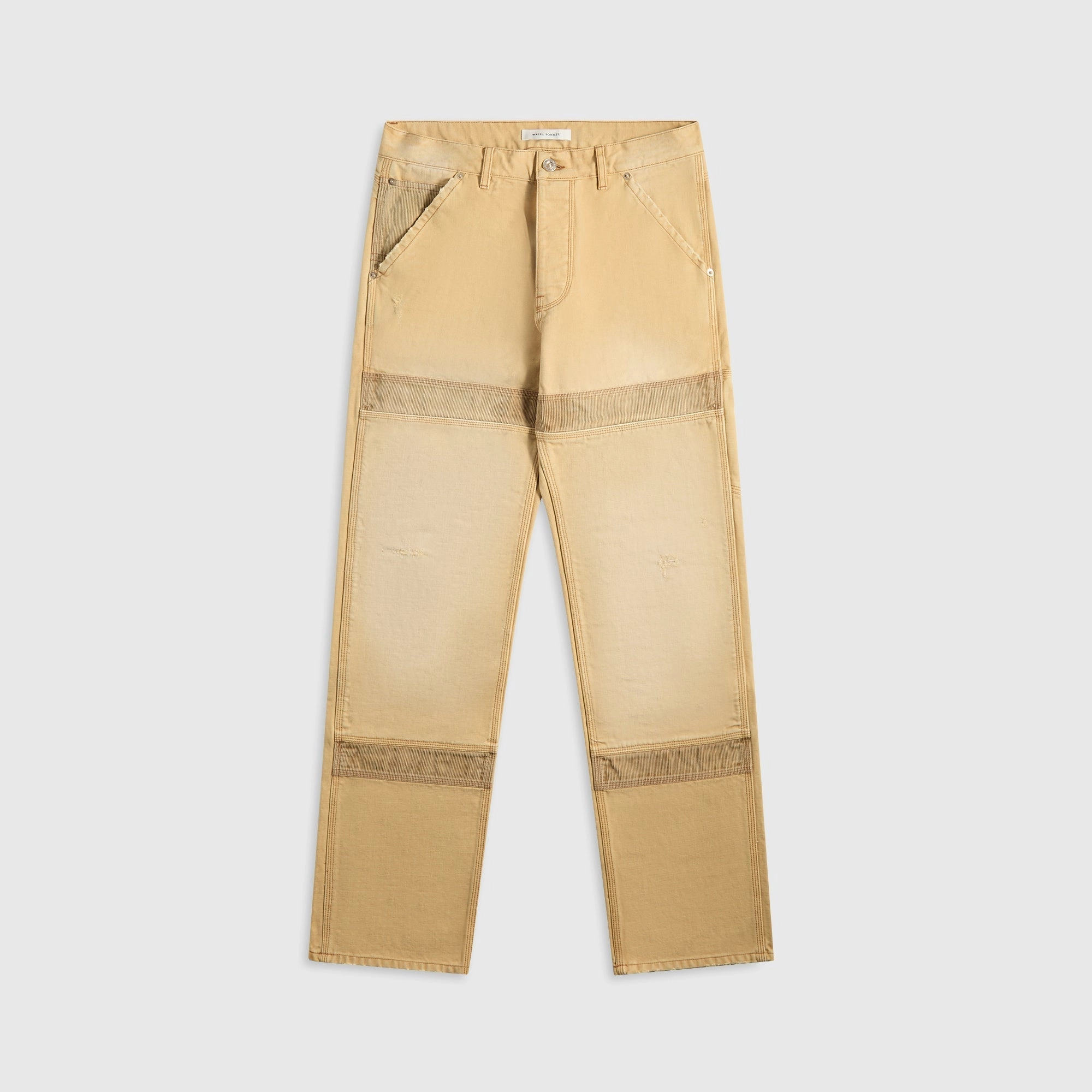 Stretchy Waist Wales Bonner Sierra Canvas Trouser - Sand / Brown