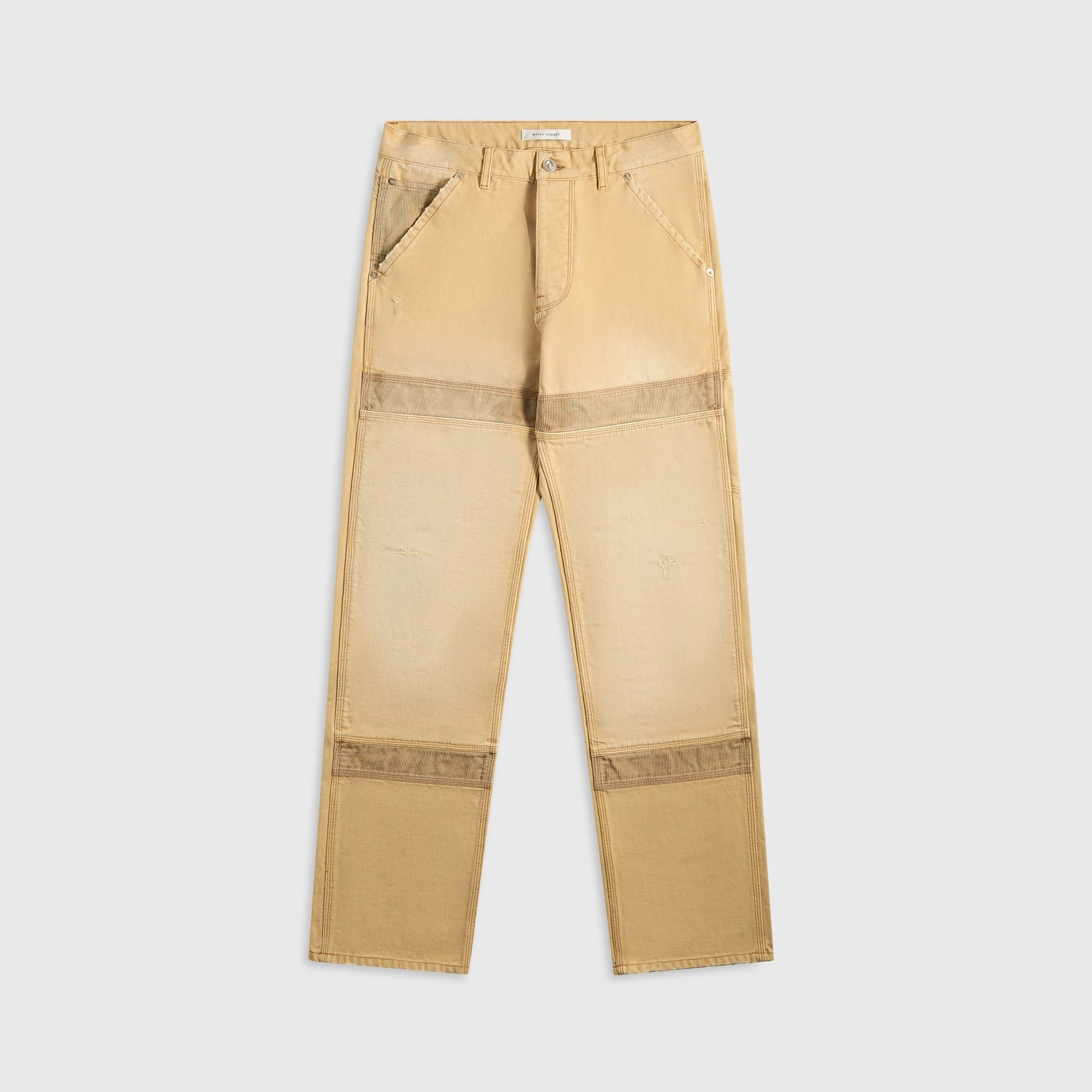 SoftCottonBlend Office Wear Wales Bonner Sierra Canvas Trouser - Sand / Brown
