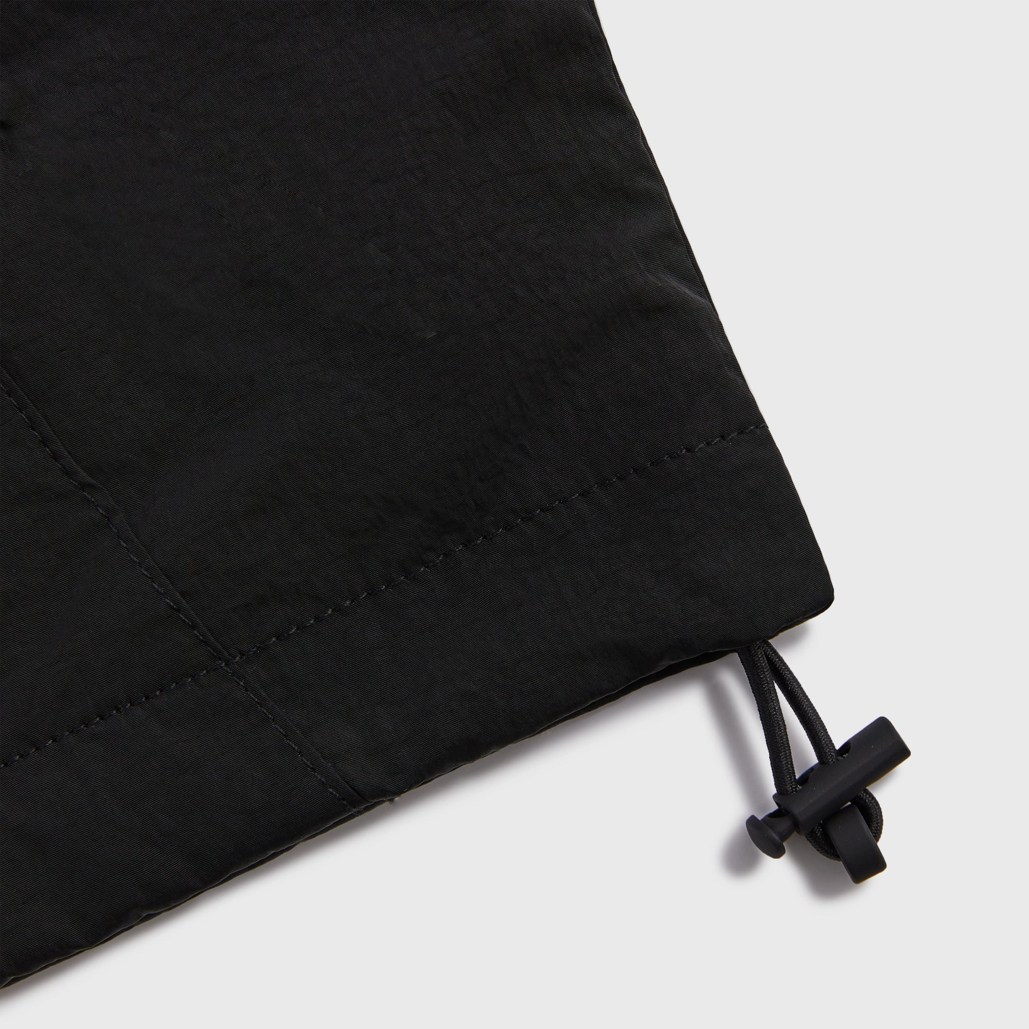 Rainy Day Wrinkle Free Texture Kith Wrinkle Nylon Windsor Panelled Track Jacket - Black