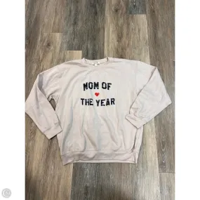 Sweatshirt Crewneck By Favorite Daughter In Cream, Size: L UVProtectionCoating