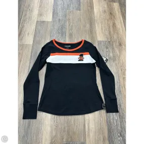 Top Long Sleeve By Harley Davidson In Multi-colored, Size: S Soft Brushed Lining Comfortable Design
