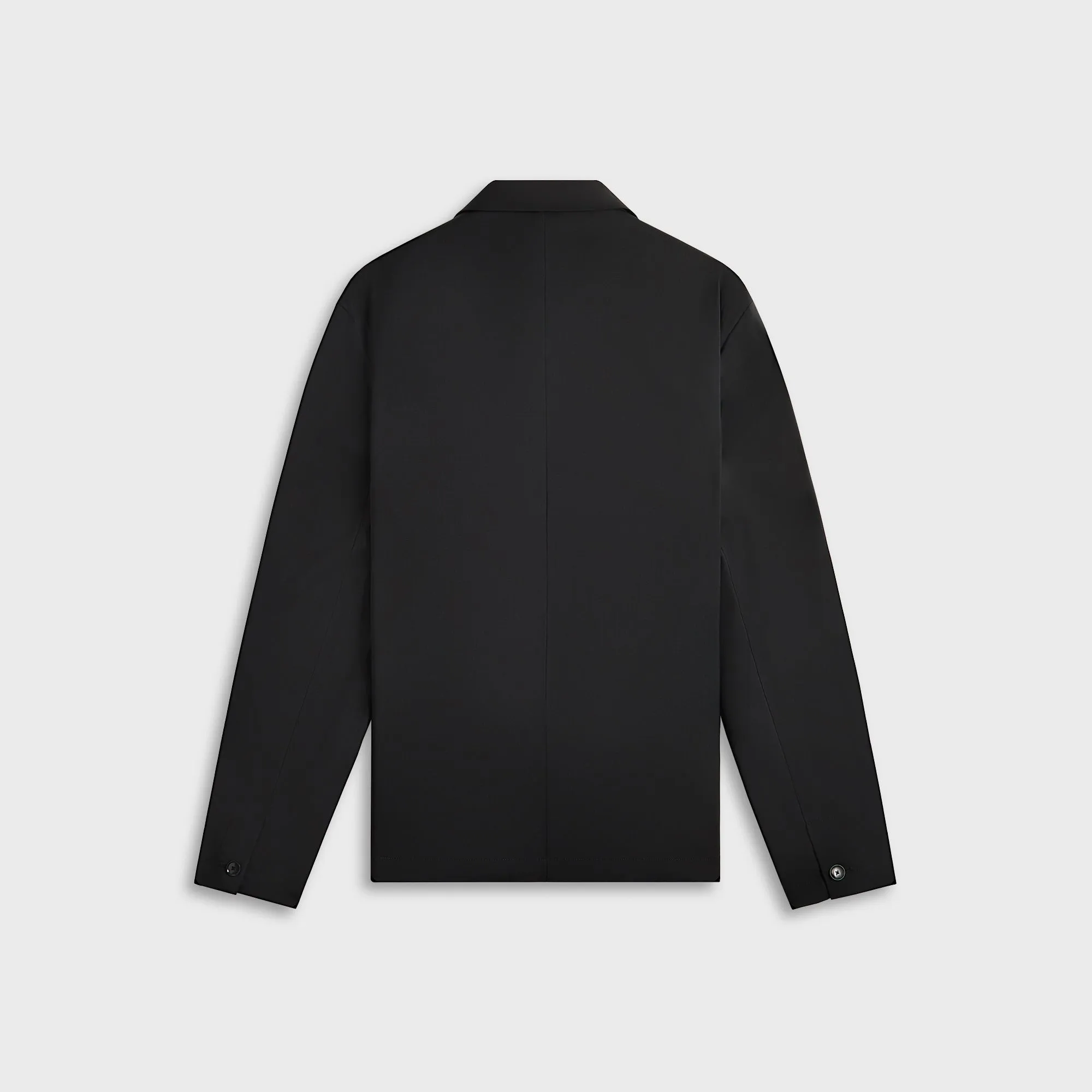 Barena Overshirt Visal Tropical Piombo - Black Non Iron Fabric