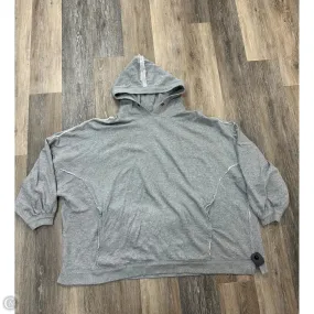 Sweatshirt Hoodie By We The Free In Grey, Size: L Quick Dry Fabric RubberizedGrip