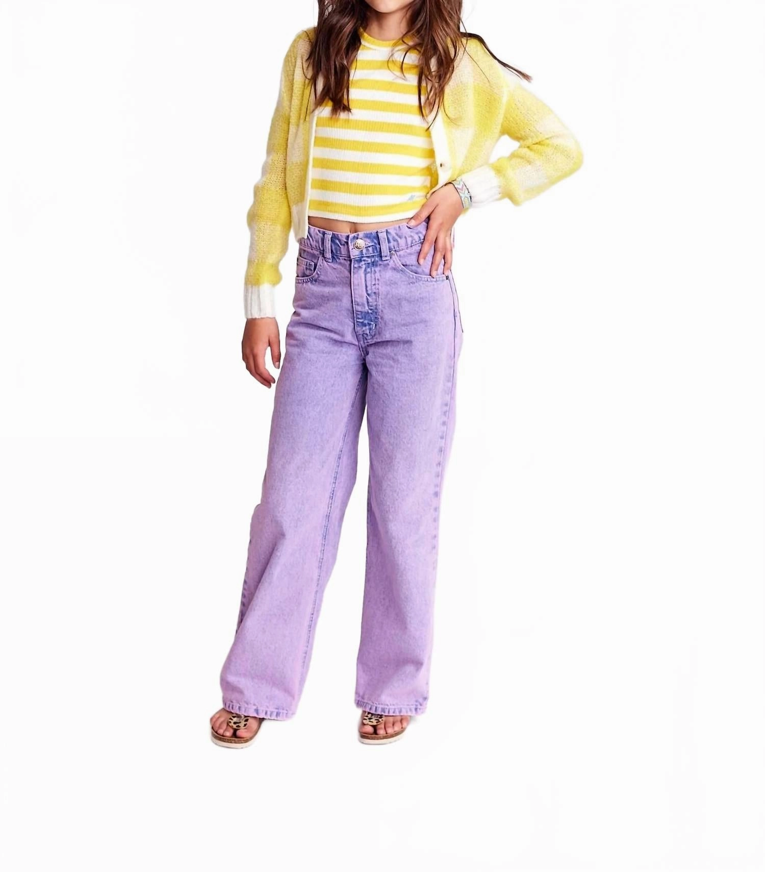 NonSlipGrip Girls Zina Pants In Pink