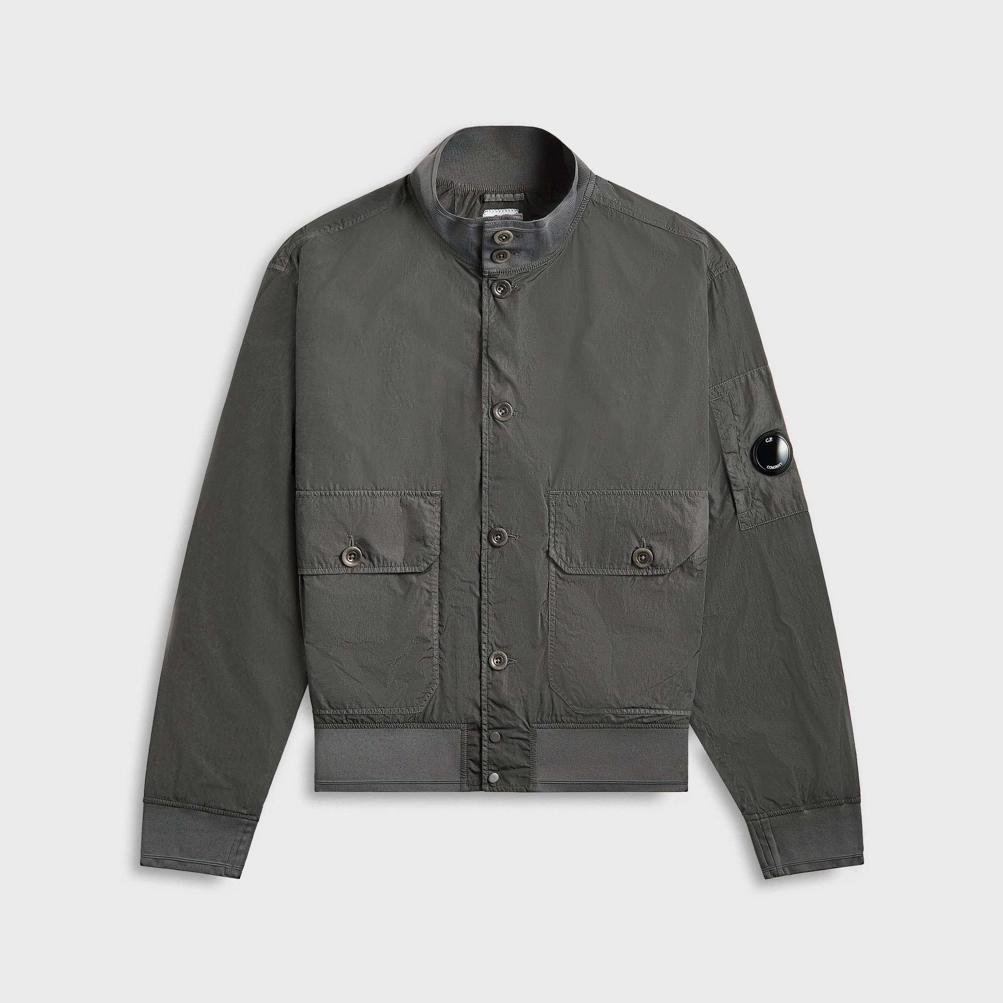 Quick Release Buckle Mechanism C.P. Company Chrome-R Full Button Jacket - Smoked Pearl