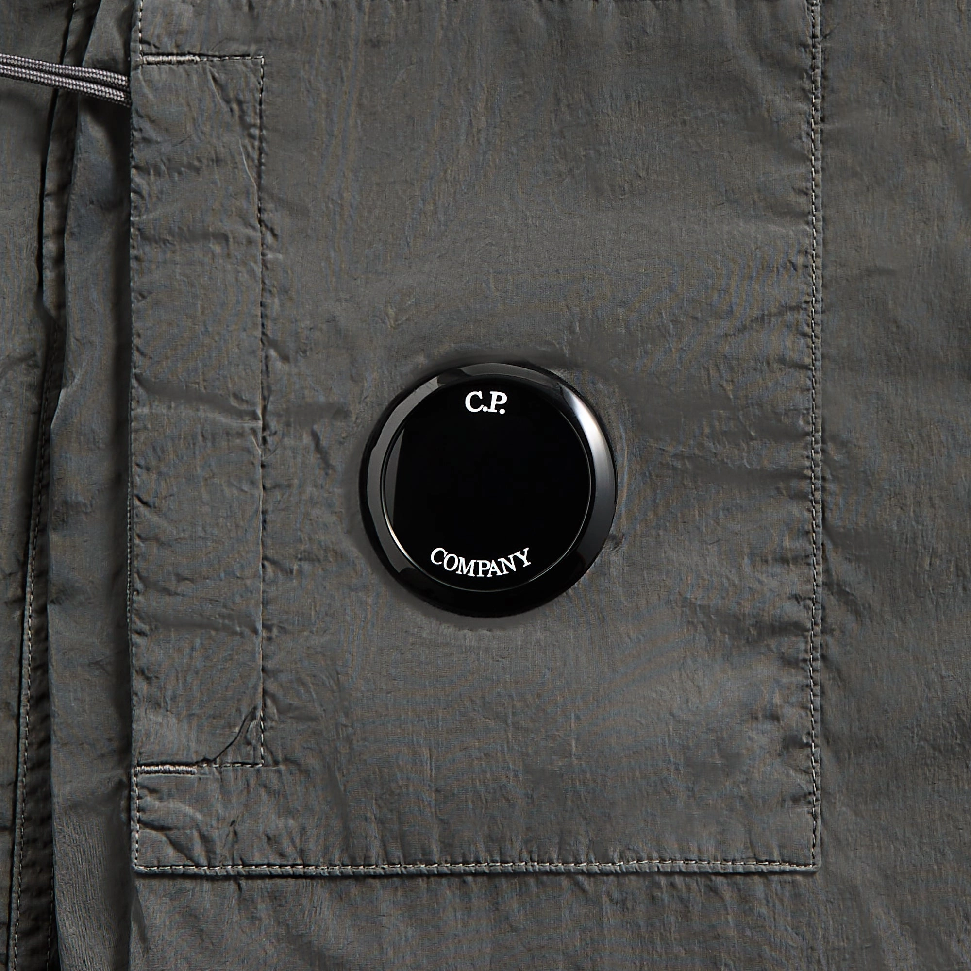 Transitional Wear Double Buttons C.P. Company Chrome-R Full Button Jacket - Smoked Pearl