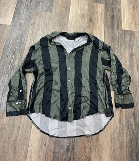 Blouse Long Sleeve By White House Black Market In Striped Pattern, Size: Xl LayeredDurability Bamboo Fiber Fabric