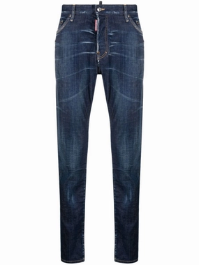 Navy Blue Slim-Fit Jeans Style Element