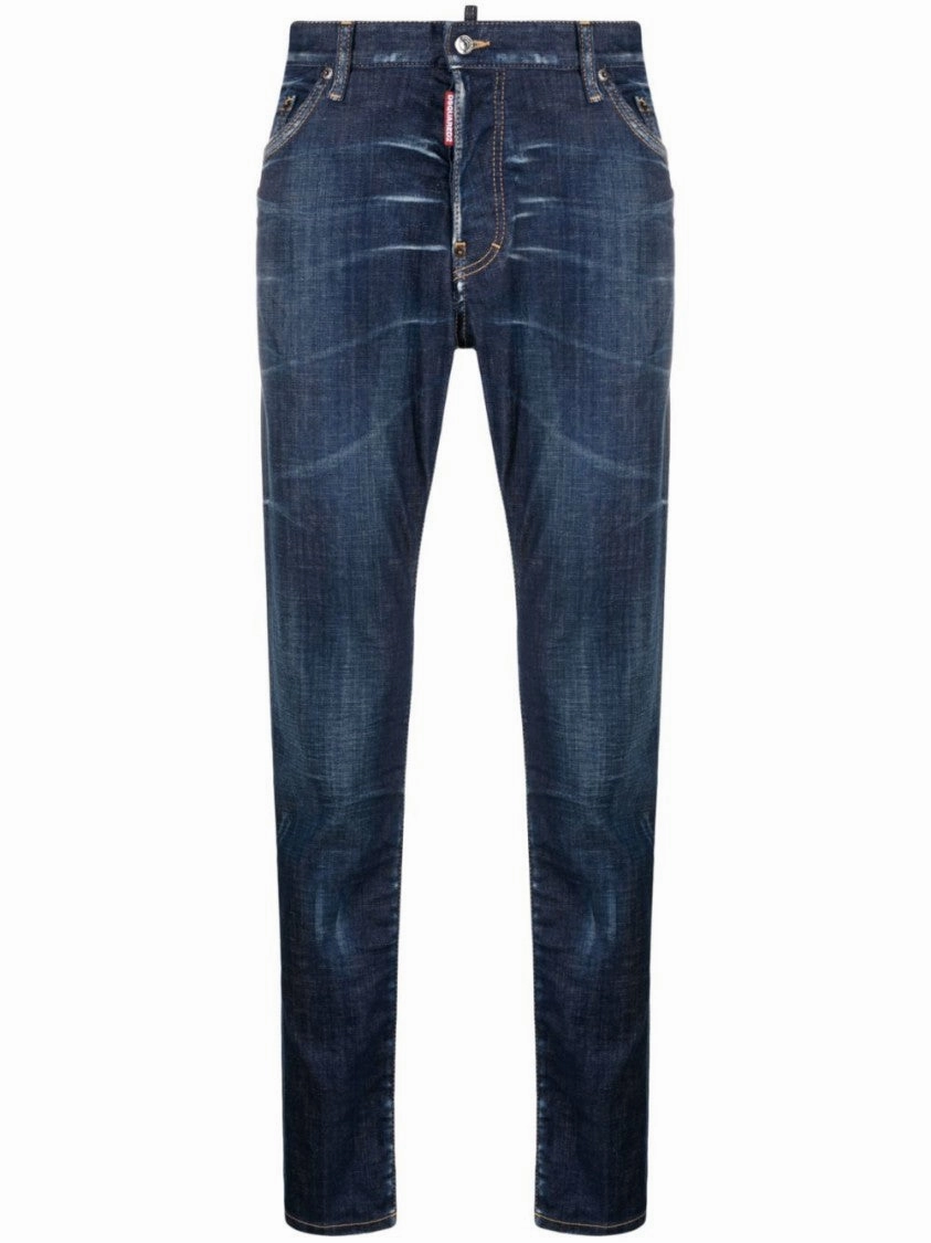 Daily Choice On The Move Navy Blue Slim-Fit Jeans
