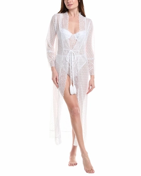 Mucci Domenica Robe Double Needle Stitching