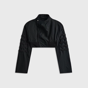 Clean Jacket Detail Flexible Fit Wear Rick Owens Anthem Flight Bomber Jacket - Black