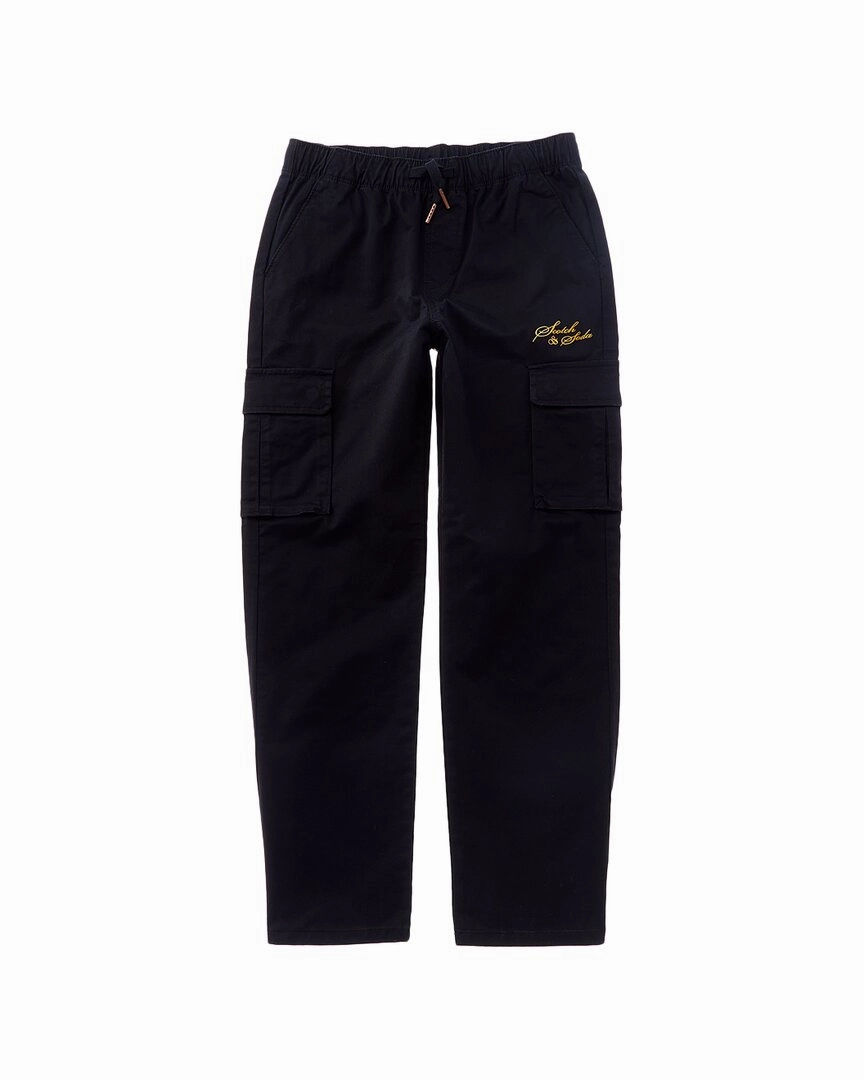 Scotch & Soda Stretch Twill Pant Frayed hem