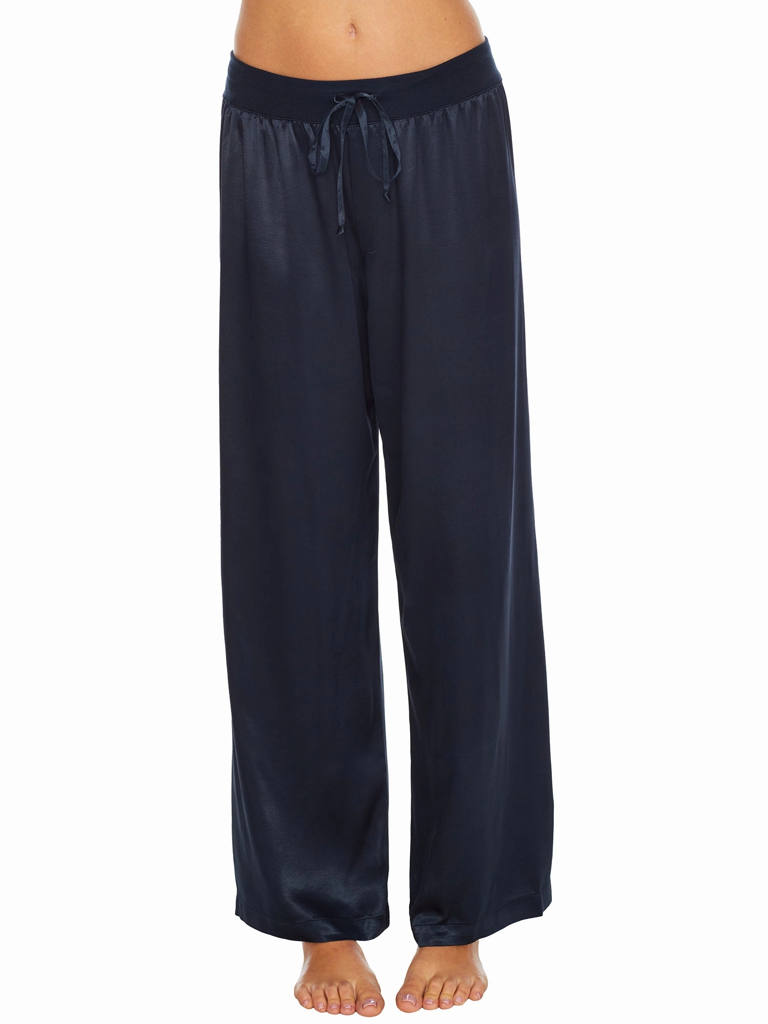 Double Needle Stitching Oversized Hoodie Design PJ Harlow Women's Jolie Satin Lounge Pants