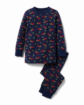 Janie and Jack Pajama Thermal Insulation Layer High Neckline