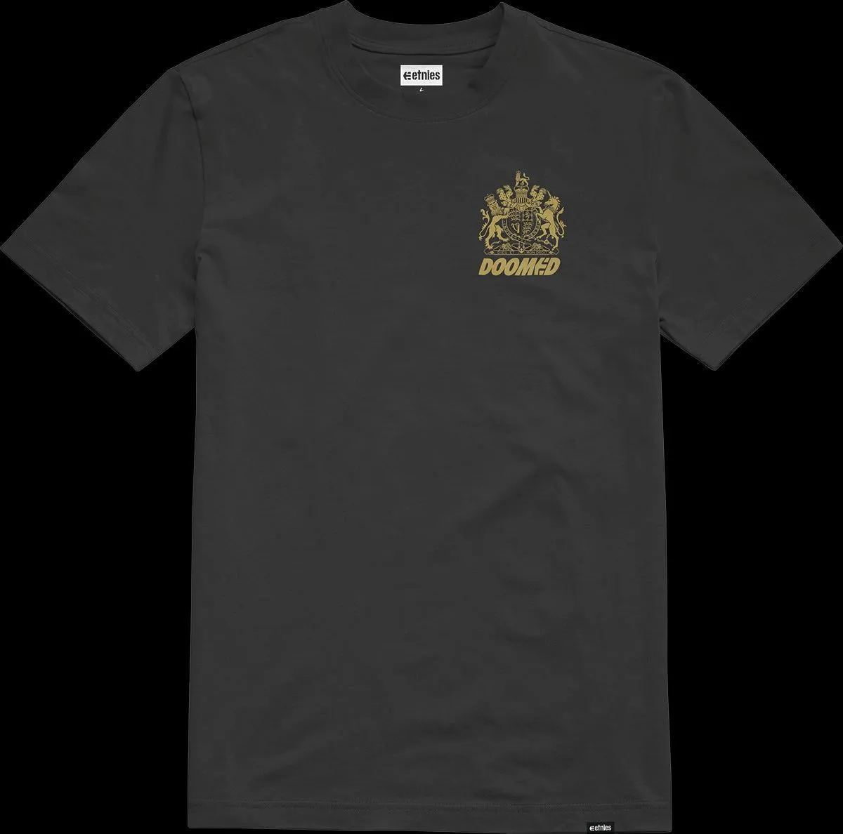 UV protection layer Etnies Doomed Crest T-Shirt - Black