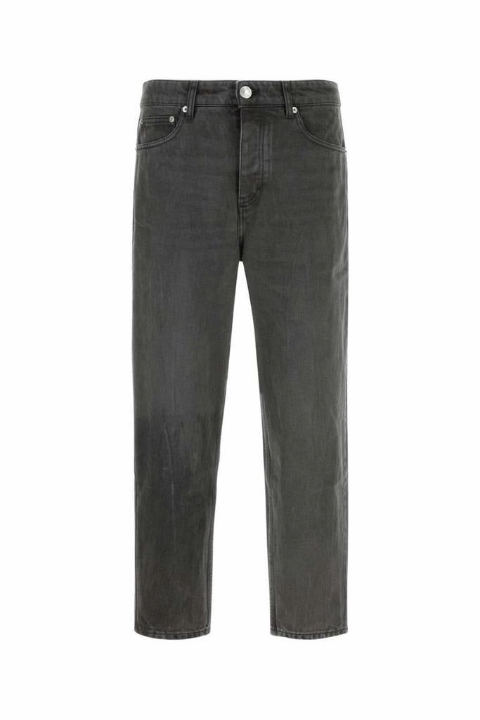 Unisex Attire Morning Stroll Fashion Lover Ami Paris Men's Noir Tapered Fit Jeans