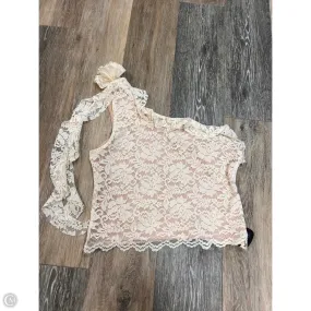 Tank Top By Skies Are Blue In Cream, Size: L UPFProtection