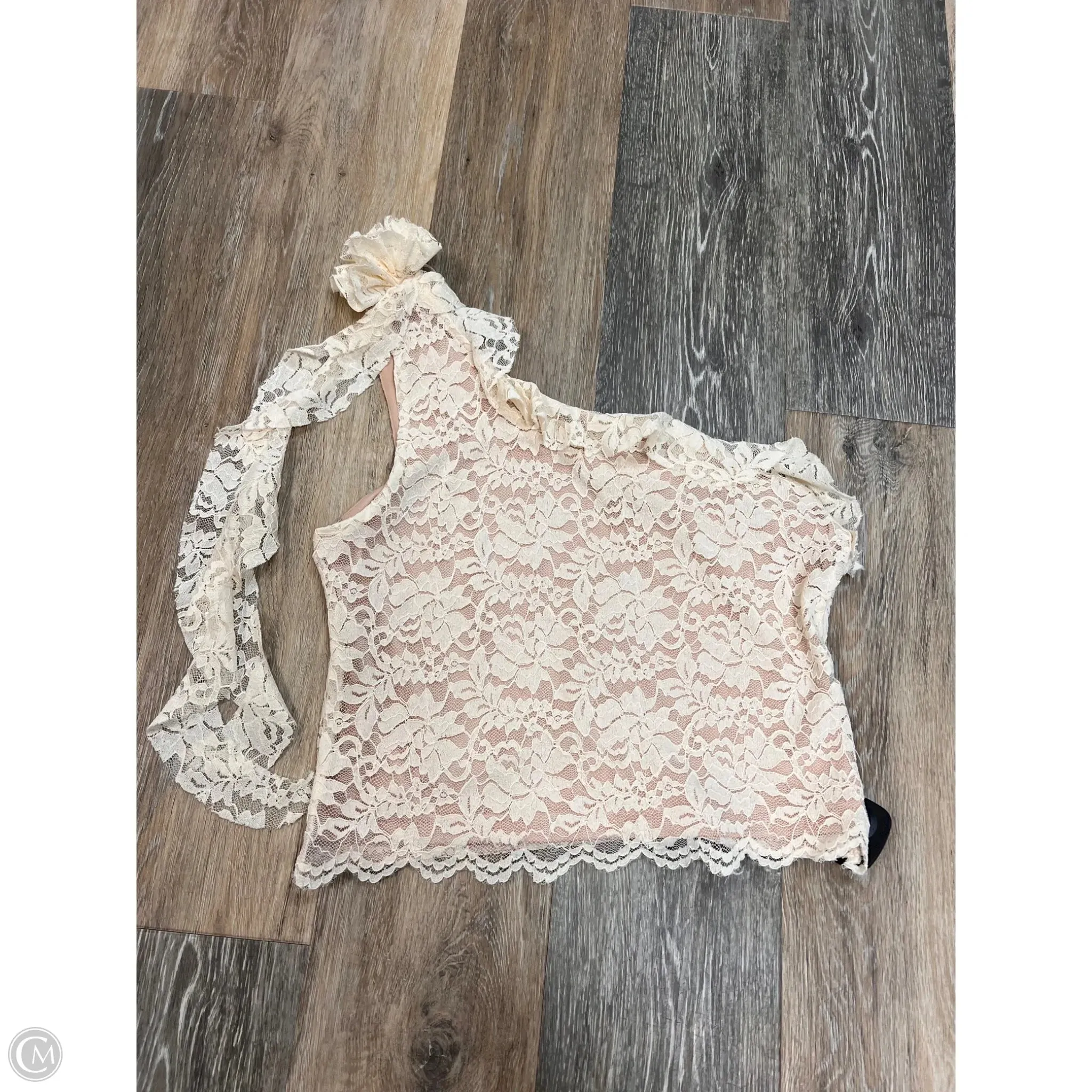 Tank Top By Skies Are Blue In Cream, Size: L UPFProtection