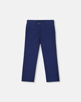 Compact Pack Slant Pocket Pants Navy Blue