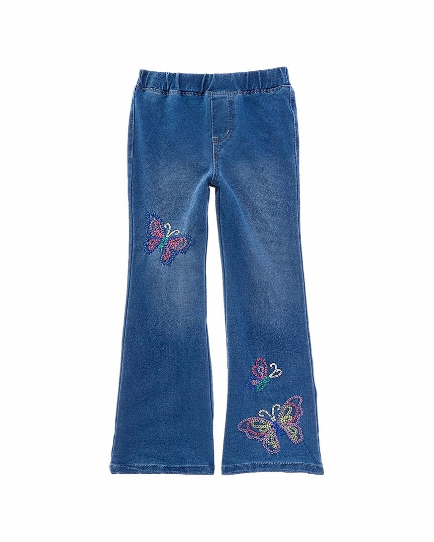 All Use pilling resistant Flapdoodles Butterfly Flare Jean