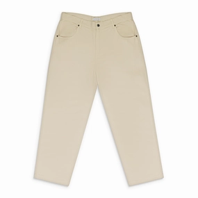 Cool Day Look Smooth Road Trip OFF-WHITE DRS RELAXED-FIT JEANS