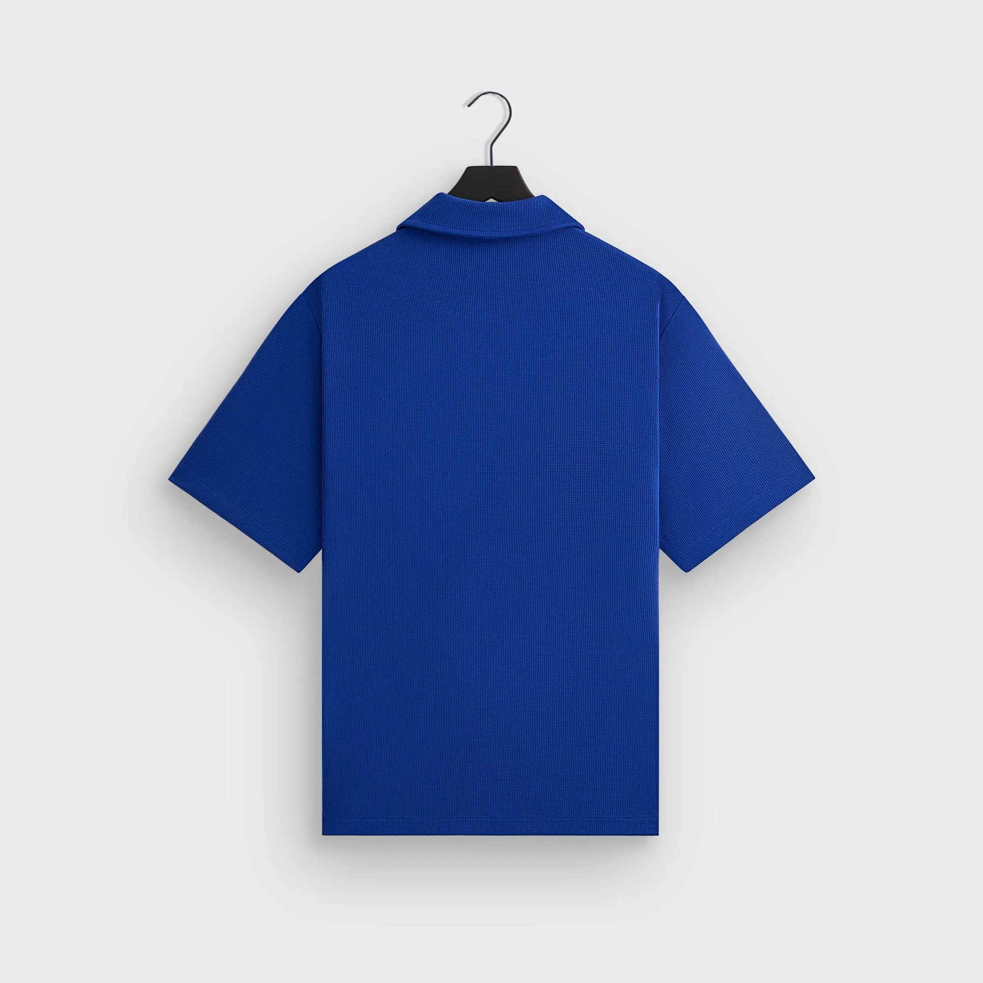 Kith Micro Waffle Drew Polo - Cyclone SingleJersey Knit