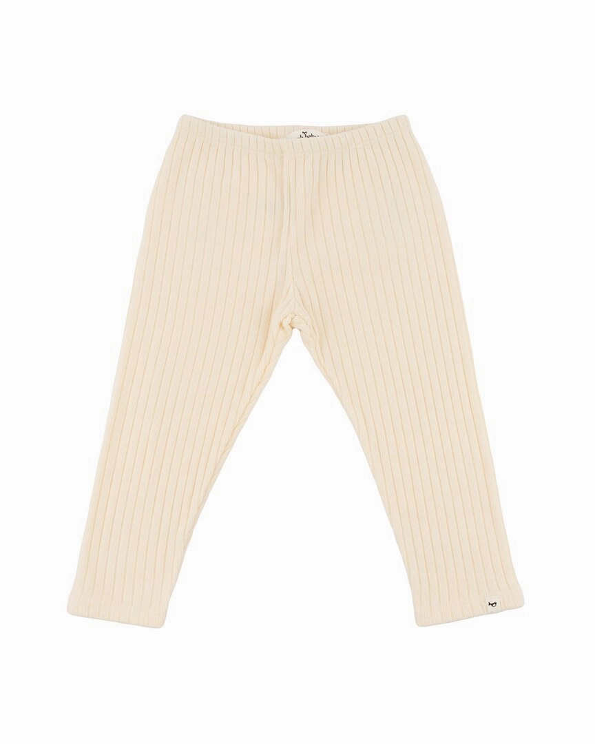 oh baby! Wide Rib Fuzzy Sweater Knit Legging Tear Resistant Weave Air Comfort
